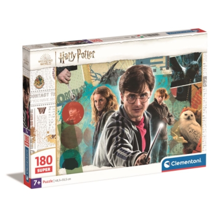 PUZZLE CLEM 180 el. Super Color Harry  Potter